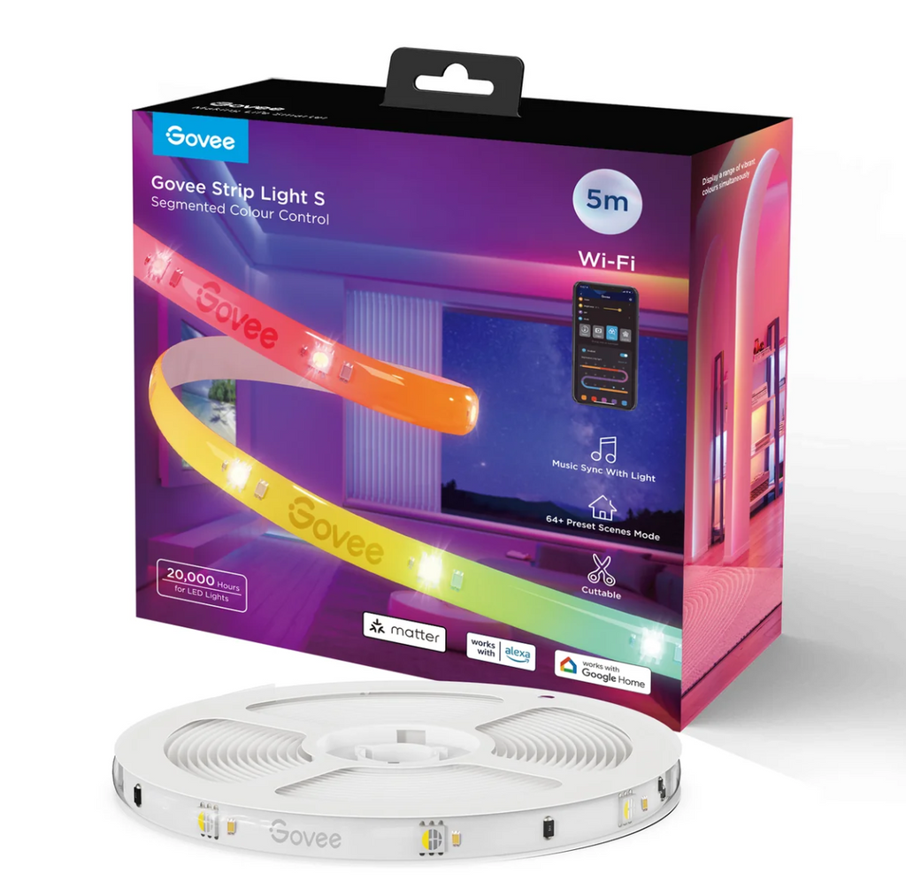 Govee RGBIC Strip Light S - With Protective Coating (10M)