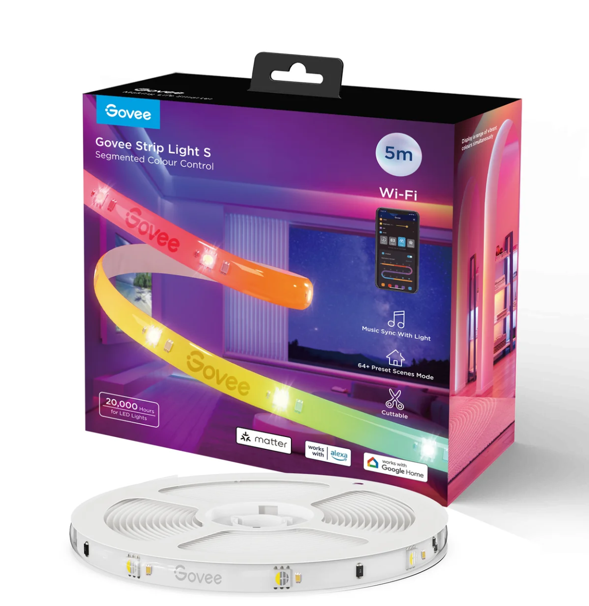 Govee Strip Light S - With Protective Coating (5M)