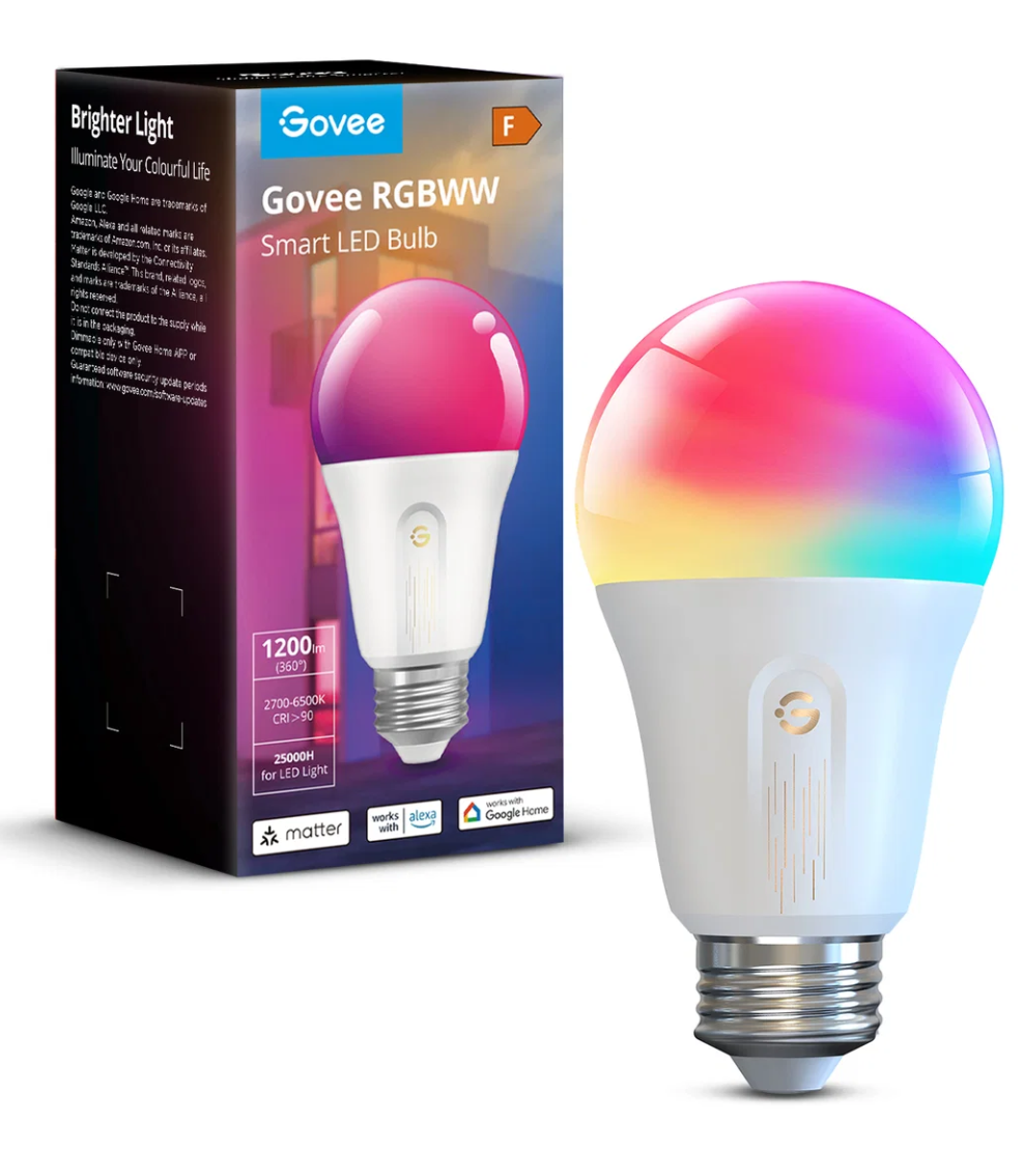 Govee RGBWW Smart LED Bulb - E27 (1 Pack)