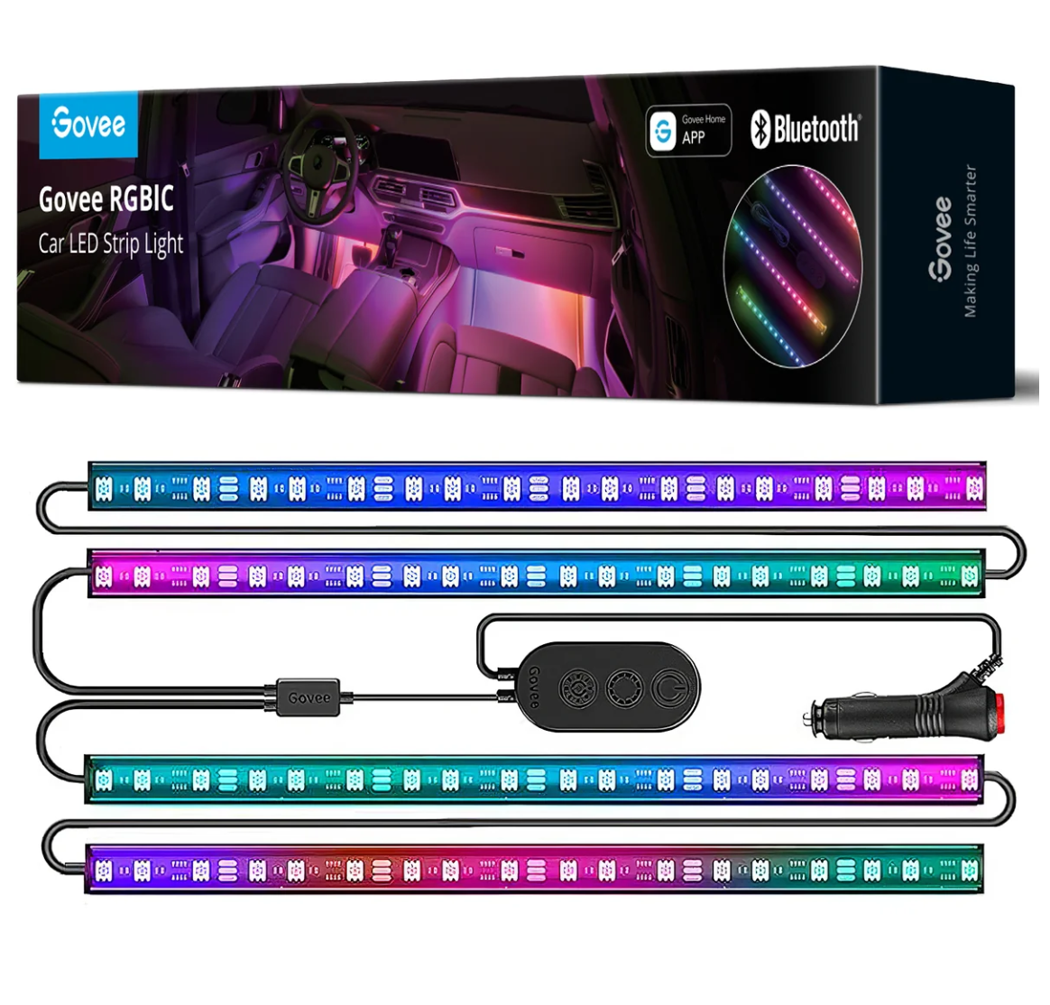 Govee RGBIC Interior Car Lights - Without Remote Control Sale price