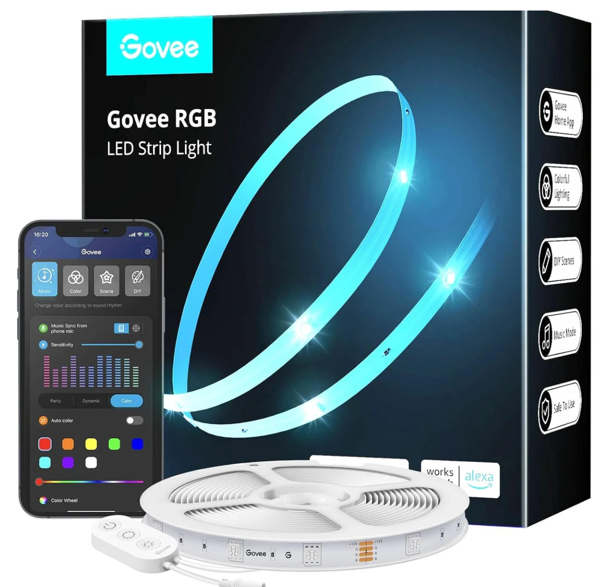 Govee Smart RGB WiFi LED Strip (5m)