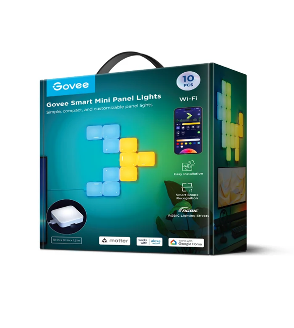 Govee Smart Mini Panel Lights (10 pack)