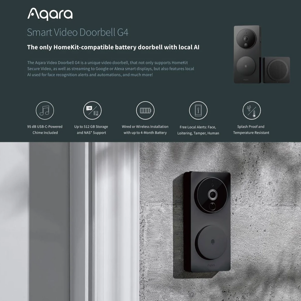 Aqara Smart Video Doorbell G4