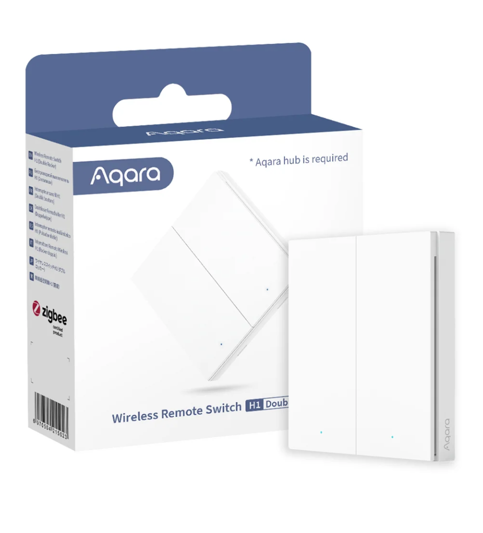 Aqara Wireless Remote Switch H1 (Double Rocker)