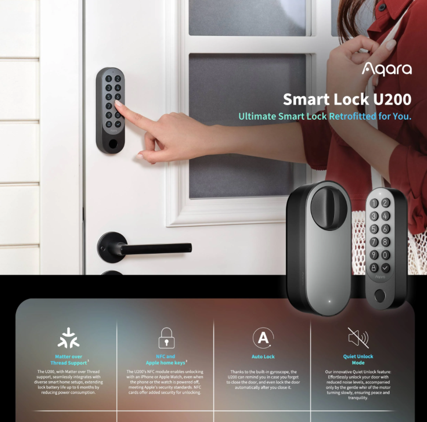 Aqara Smart Lock U200 Kit
